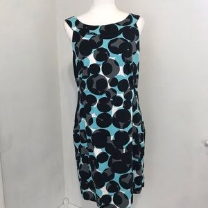 Tweeds Sleeveless Polka Dot Dress Size 12 XL